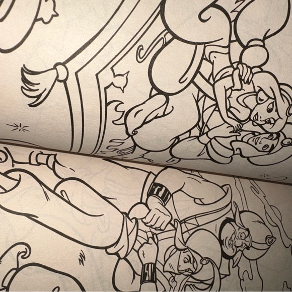 1992 Walt Disney Aladdin Coloring book Vintage - Picture 5 of 6